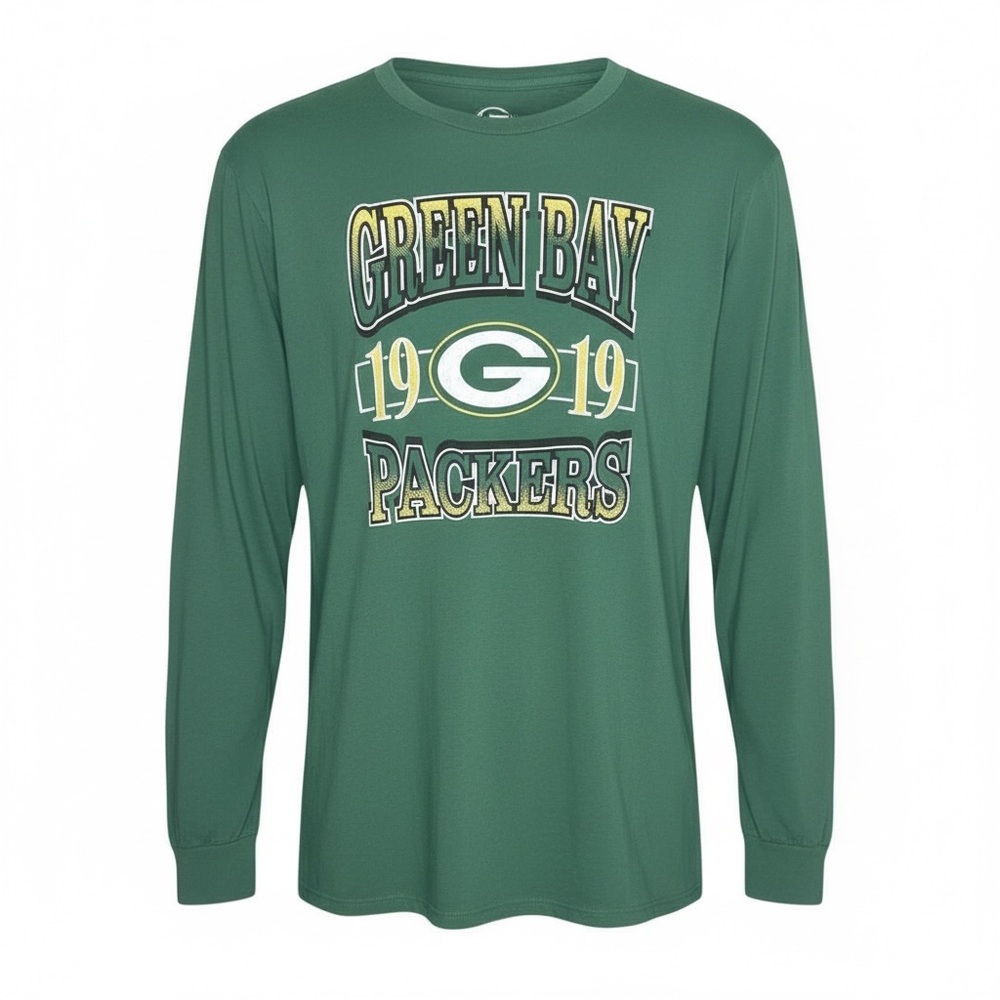'47 Brand Men's Green Bay Packers Long Sleeve Tee Sz M- - NWT